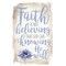 Dexsa Faith Is Not Believing New Horizon 6" x 9" Wood Plaque with Easel